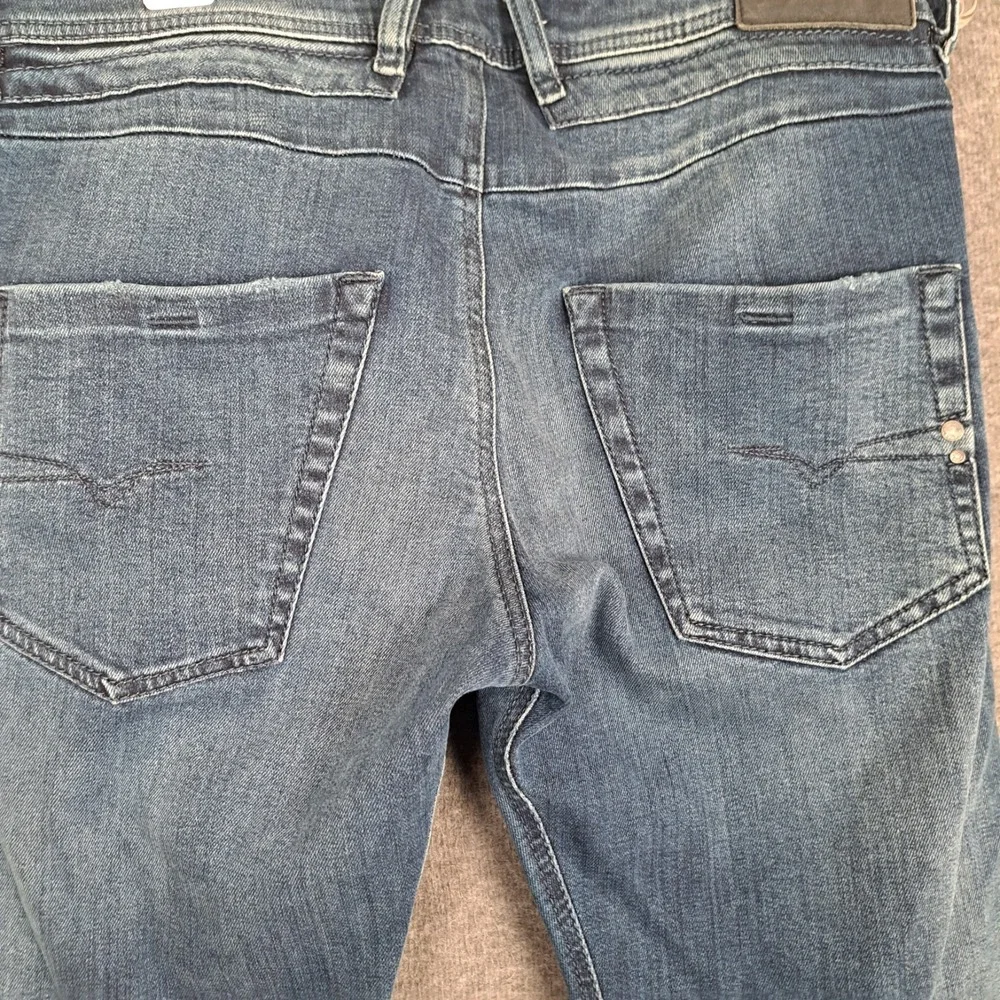 Diesel Belther Jeans Mens 32x32* Blue Regular Slim Tapered Stretch Wash 084SY